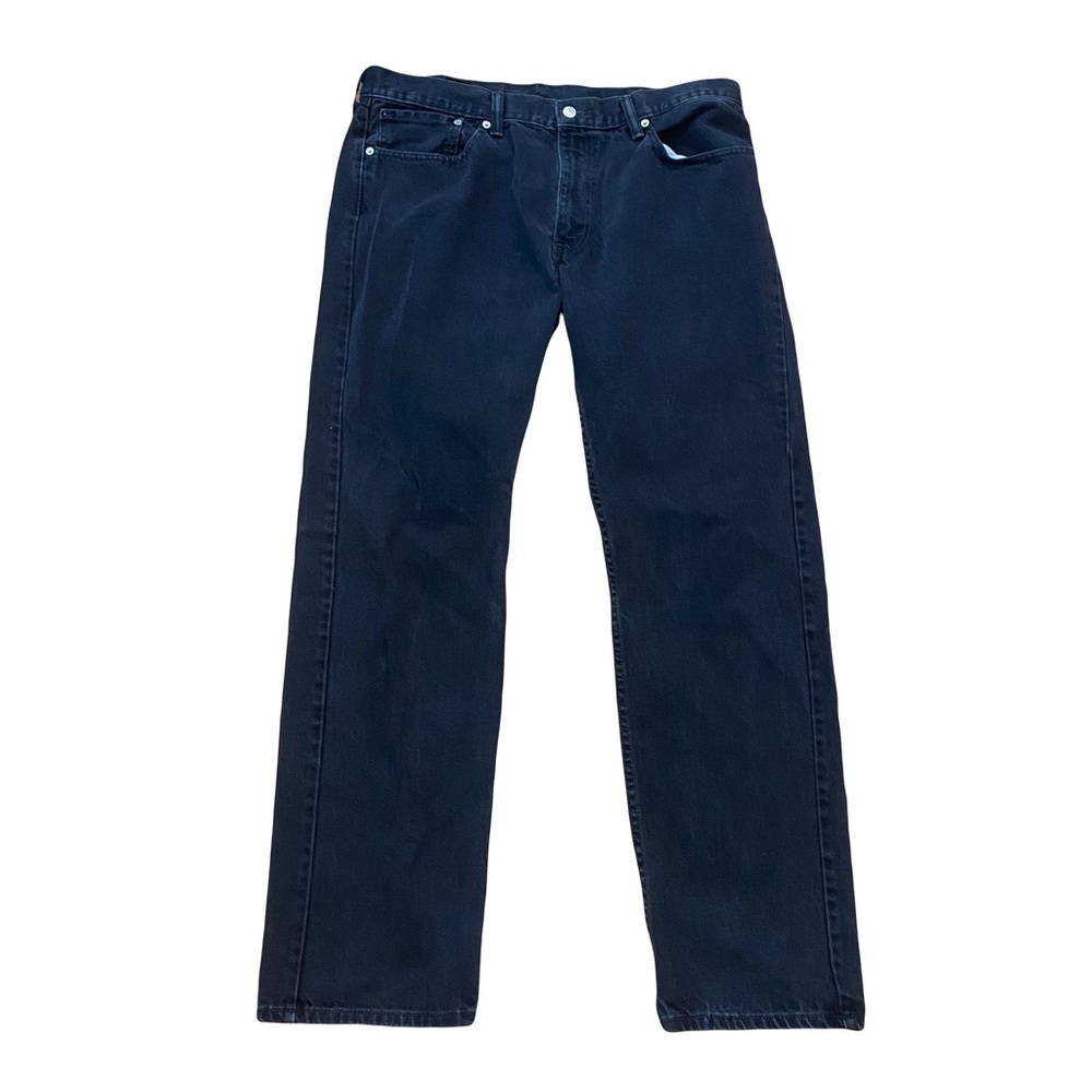 Levi’s 505 regular fit denim jeans black 38 x 34